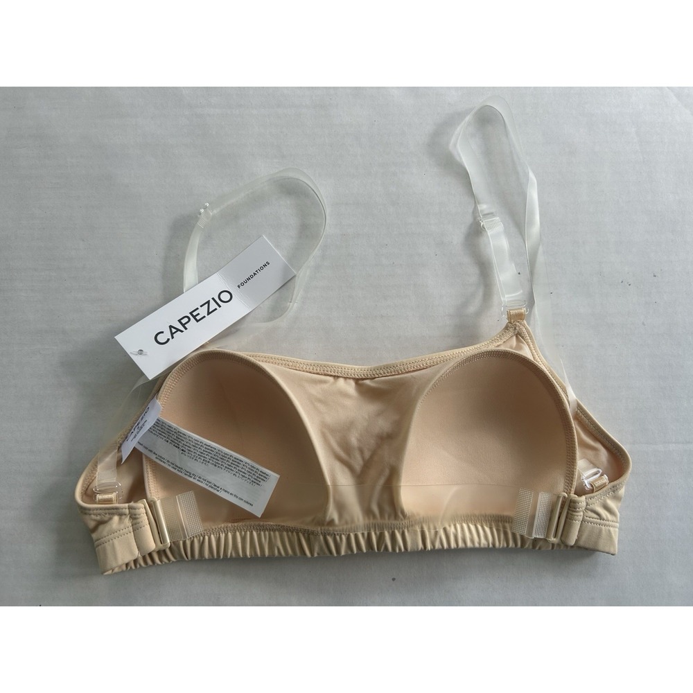 Capezio Camisole Bra w/ BraTek NWT Nude Size Small Dance Competitive Cheer - Picture 3 of 6